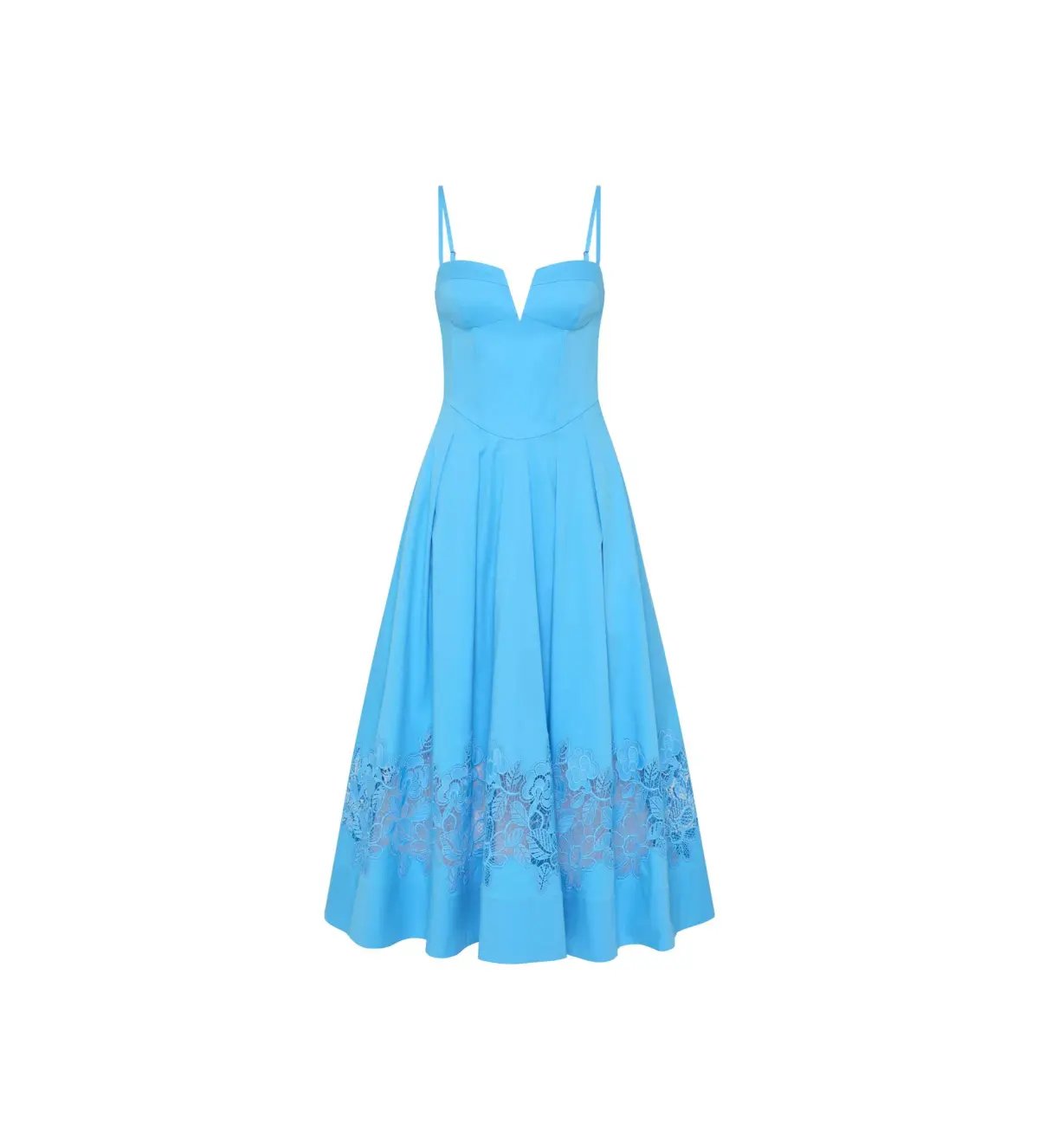 Rebecca Vallance Montreux Midi Dress Light Blue Size AU 12 photo 5