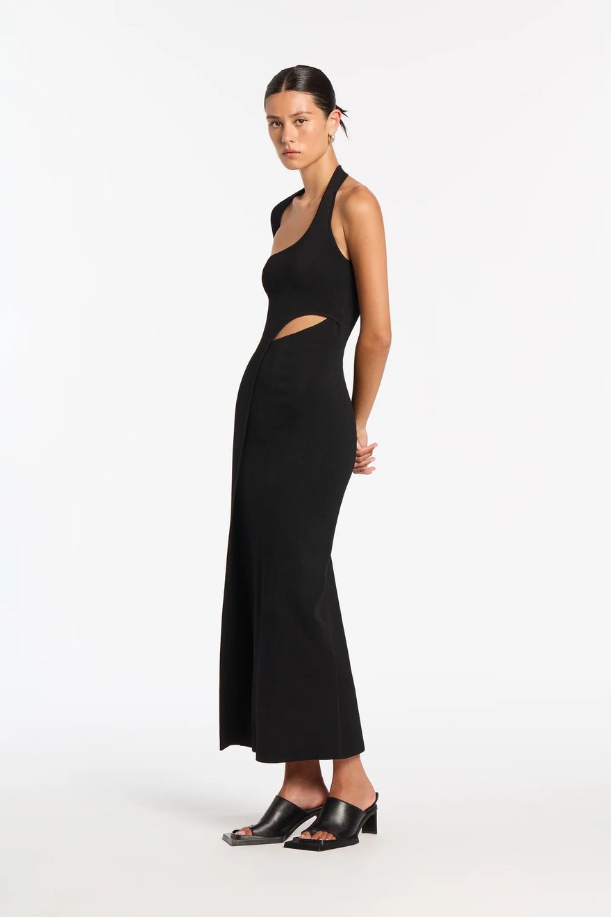 Sir The Label Manifesto Sleeve Midi Dress - Black photo 2