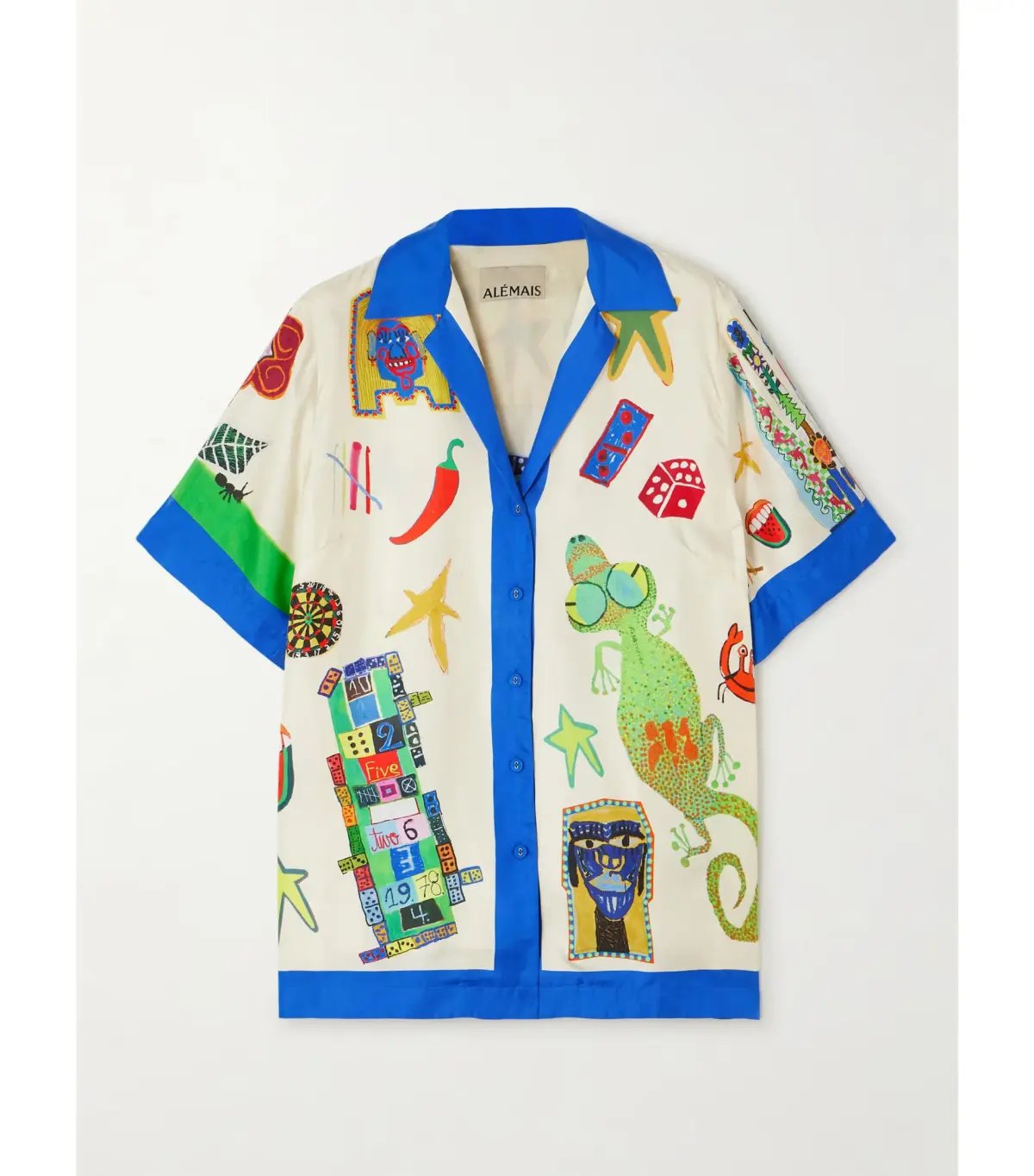 Alemais Rollers Shirt And Pants Set Print Size AU 10 photo 5