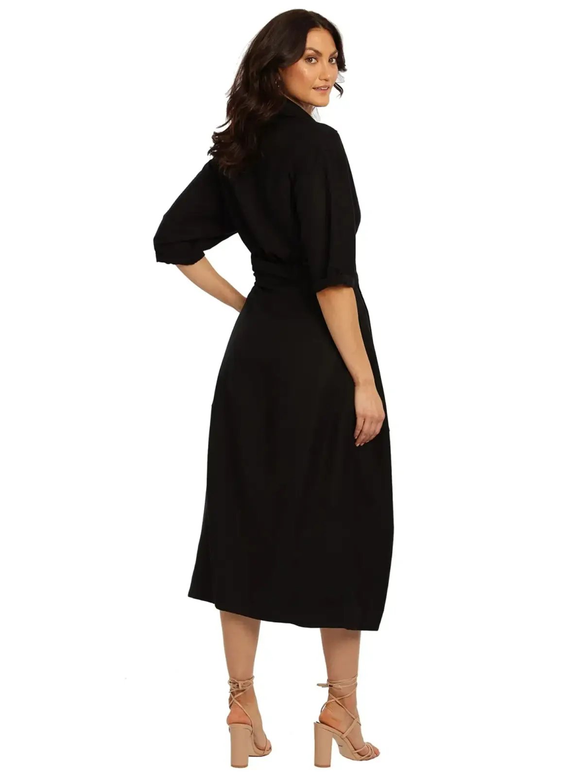 Camilla and Marc Marina Midi Dress Black Size AU  12 photo 3