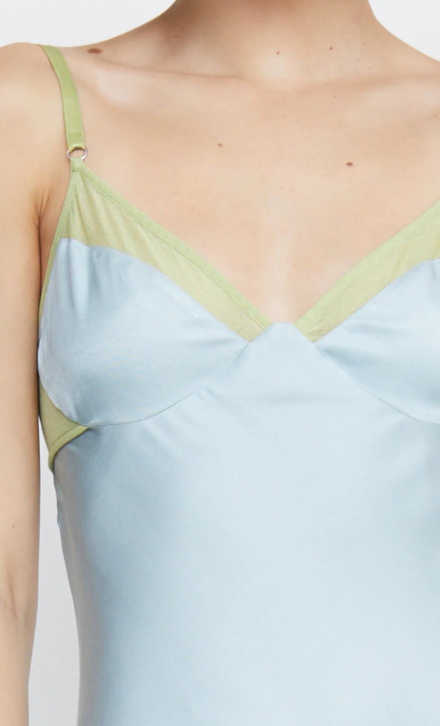 Bec & Bridge Joelle Maxi Dress - Cloud Blue/pear photo 2