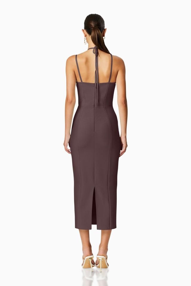 ELLIATT ORCHID DRESS - CHOCOLATE photo 5
