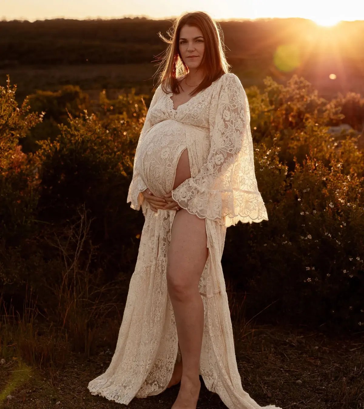 We Are Reclamation Much Love Gown Cream One Size photo 9