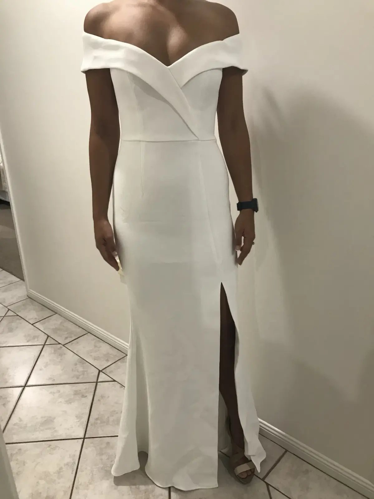 Sheike Allure Maxi Dress White Size AU 12 photo 2