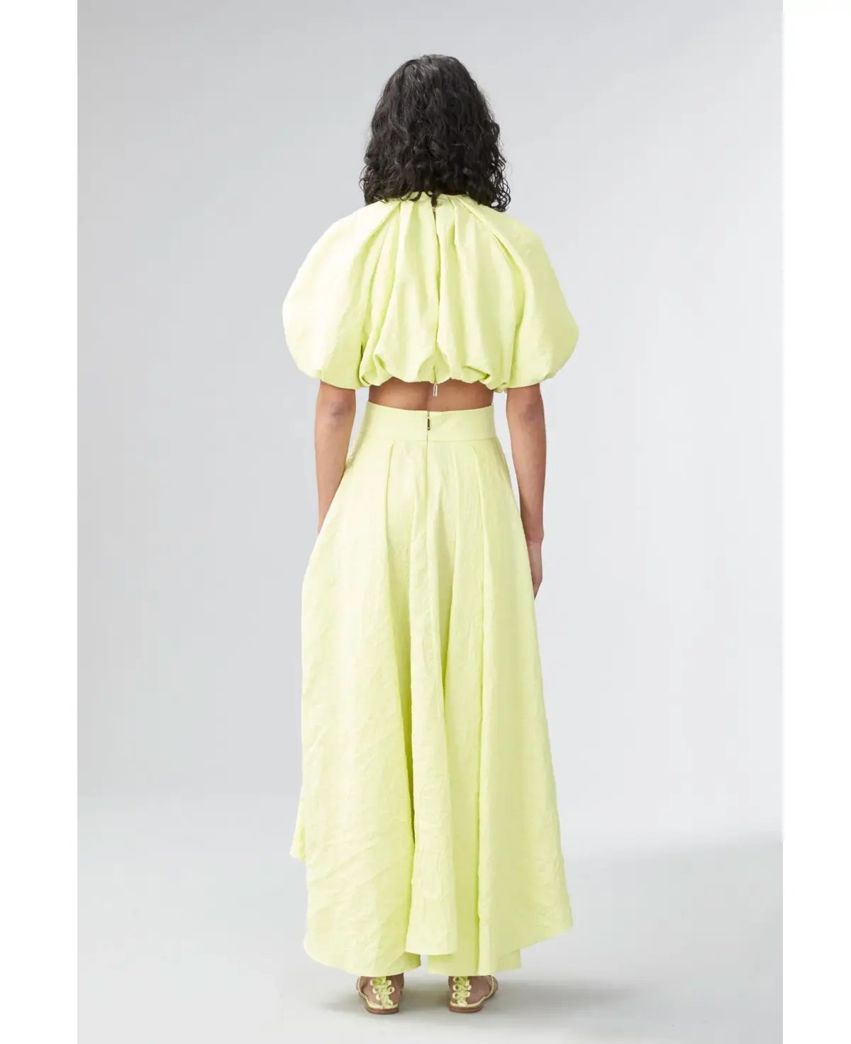 Ginger & Smart Euphoria Top & Skirt Set Citron Size 10 photo 5