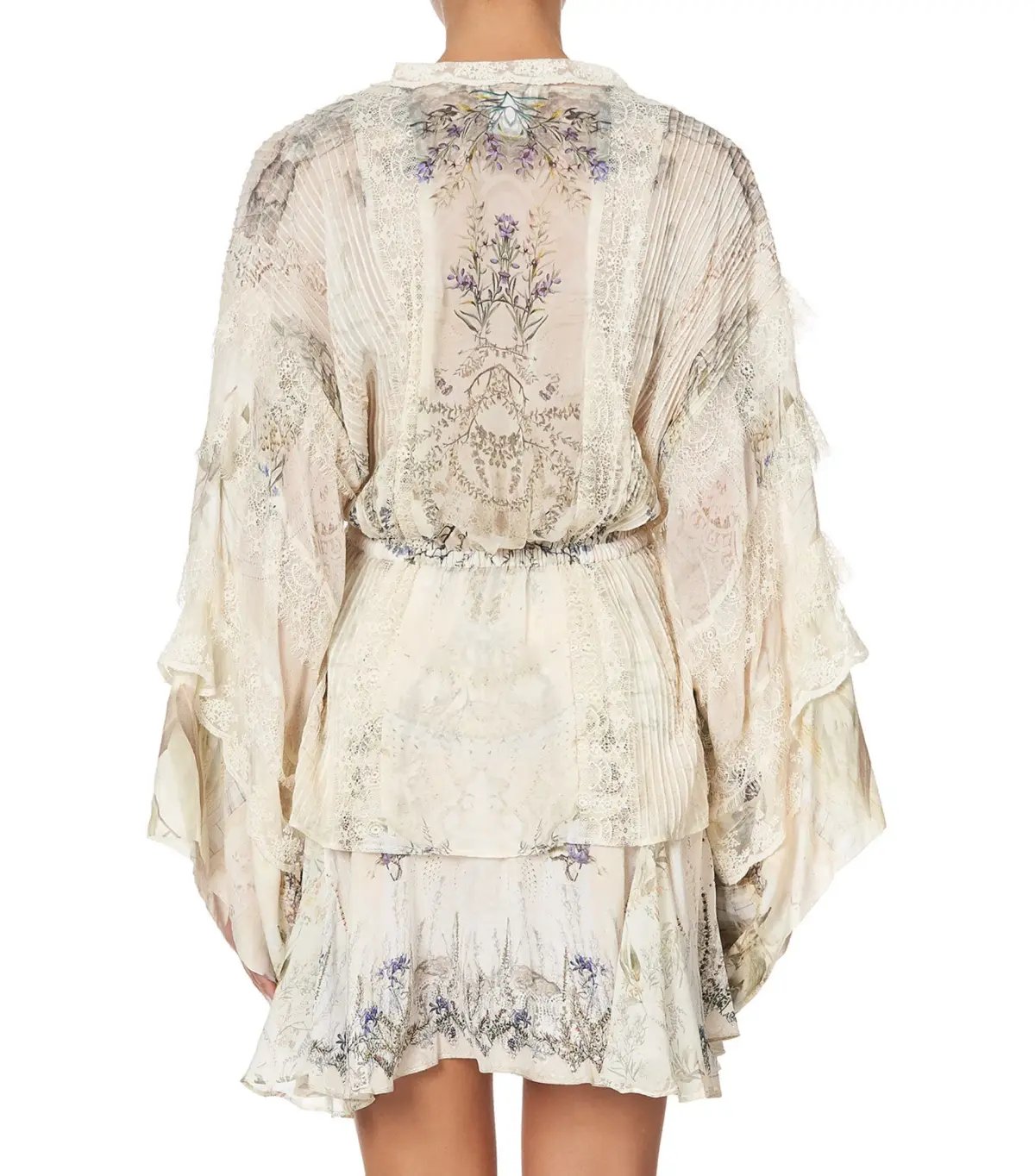 Camilla Tie Front Lace Insert Layer in Memories Of Moree Size M / AU 12 photo 4