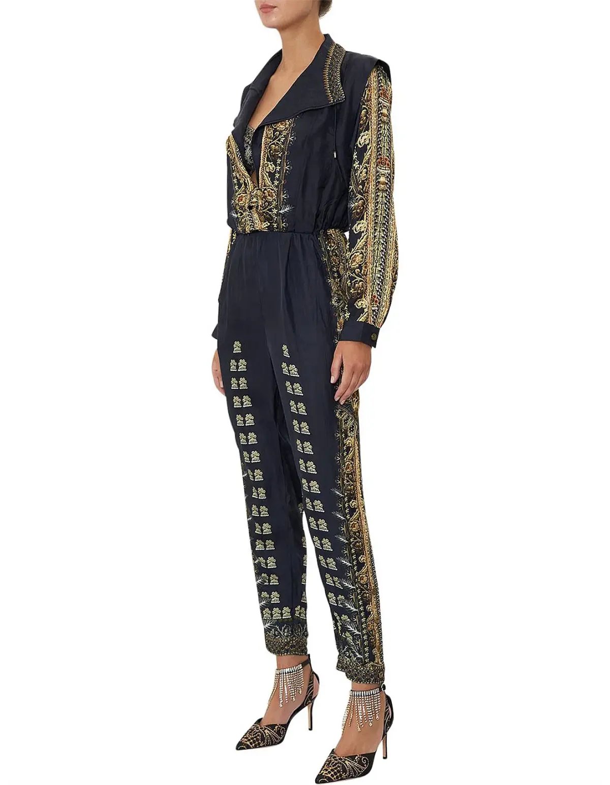 Camilla Its All Over Torero Jumpsuit With Removable Sleeve Multi Size L / AU 14 photo 4