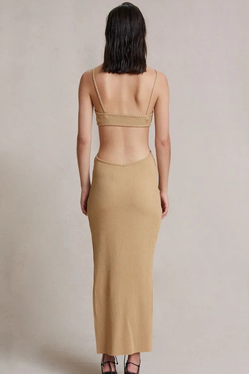 Bec & Bridge Selene V Maxi Dress Camel Size 8 photo 6