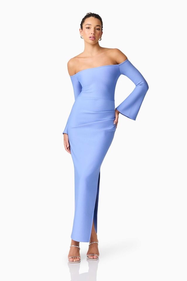 Elliatt Sonya Midi Dress - Blue photo 2