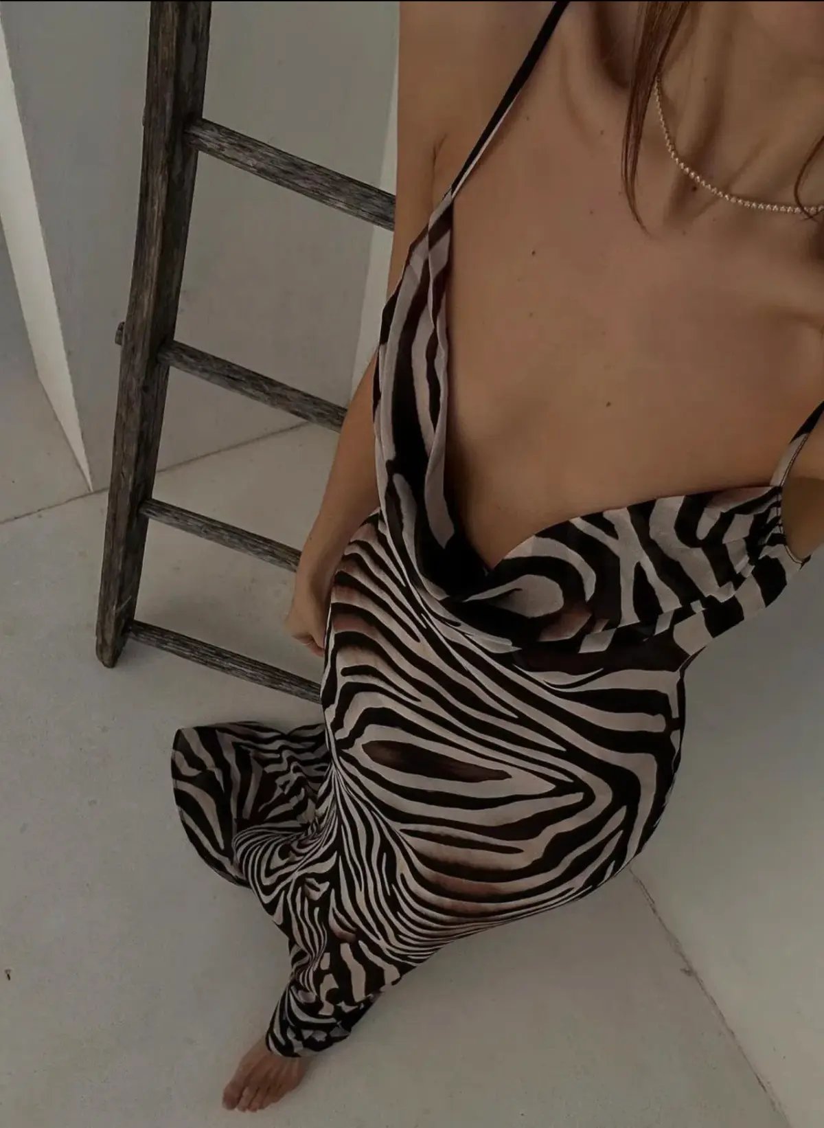 Rat & Boa Majel Dress Zebra Print Size 8 photo 3