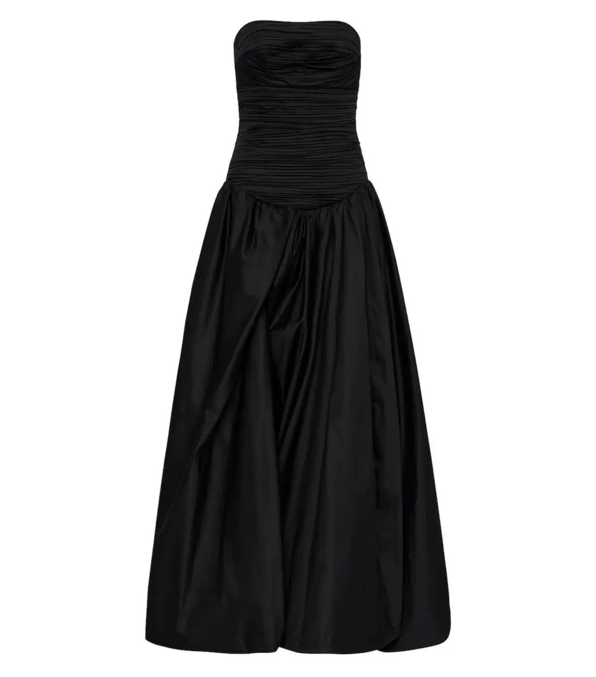 Aje Violet Bubble Hem Maxi Dress Black Size AU 10 photo 6