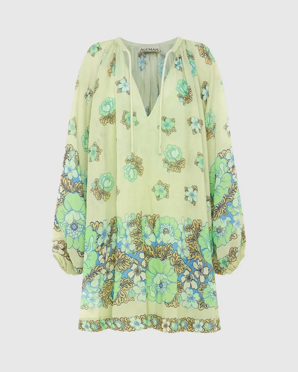Alemais Velma Mini Dress Seafoam Size AU 14 photo 6
