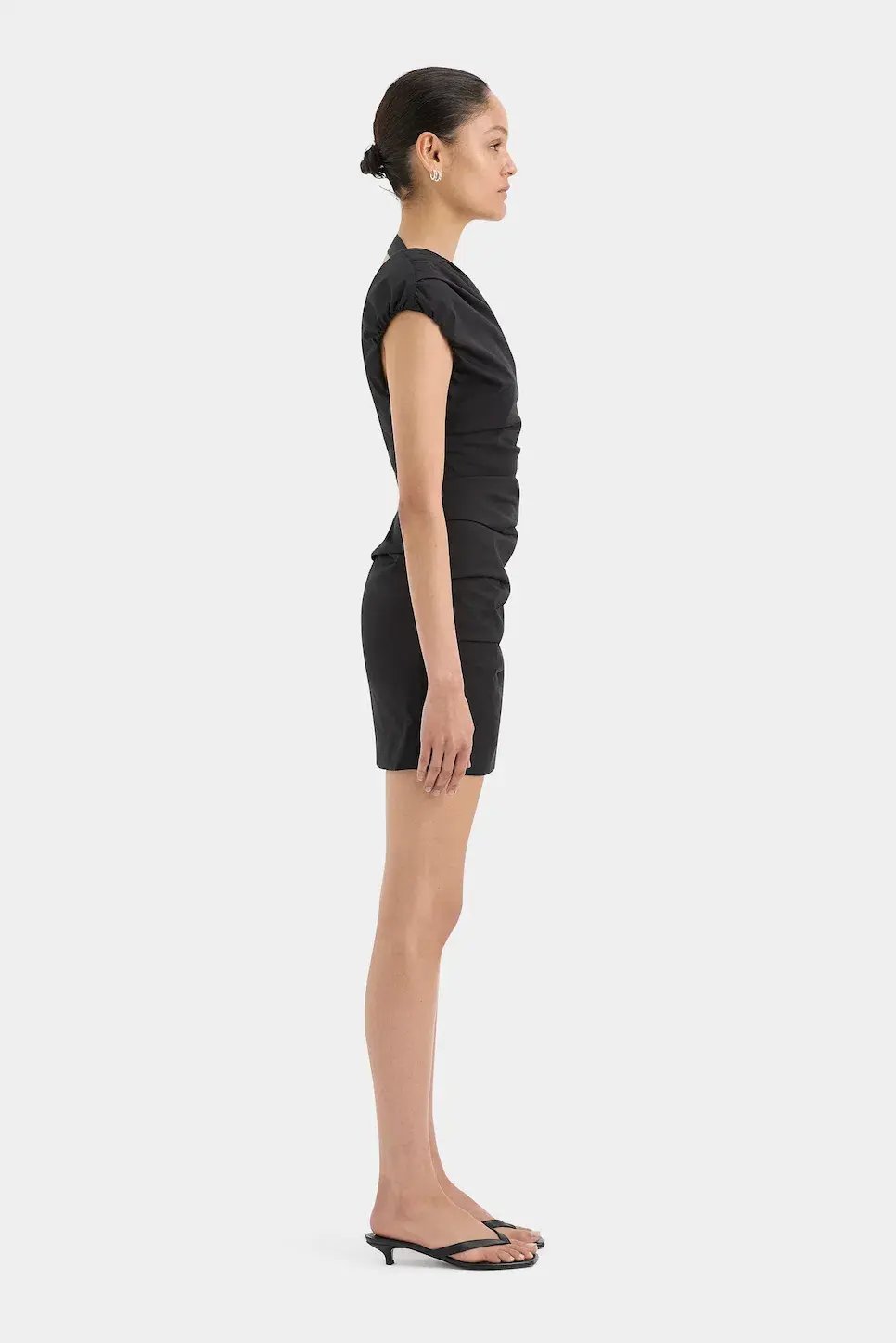 Sir the Label Azul Gathered Mini Dress Black Size 1 / AU 8 photo 4