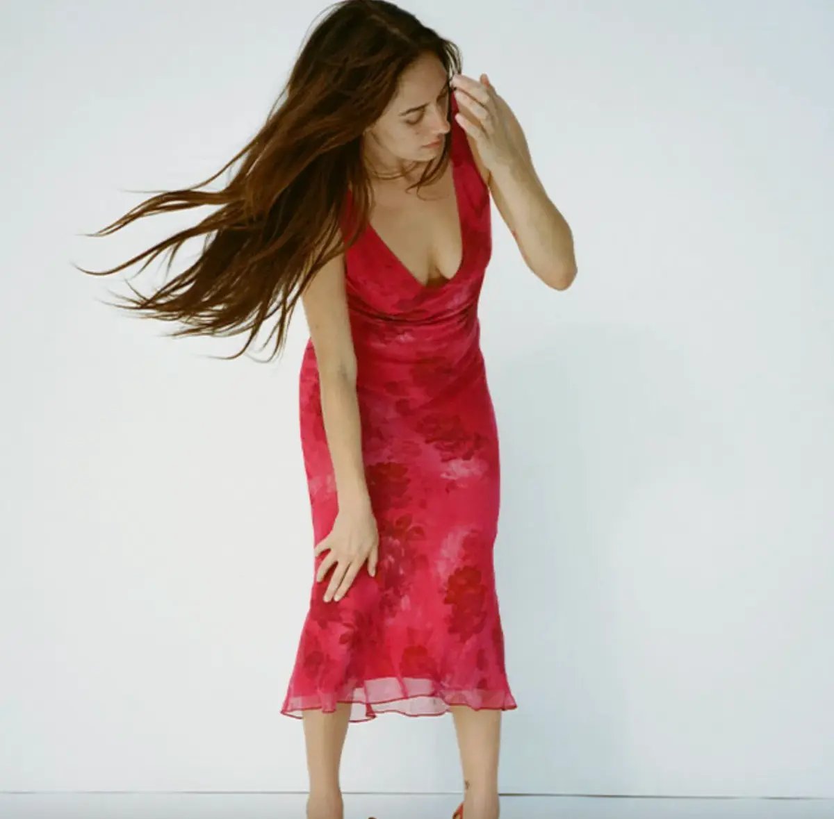 Realisation Par The Marie Midi Dress in Anastasia Rose Size S / AU 8 photo 4
