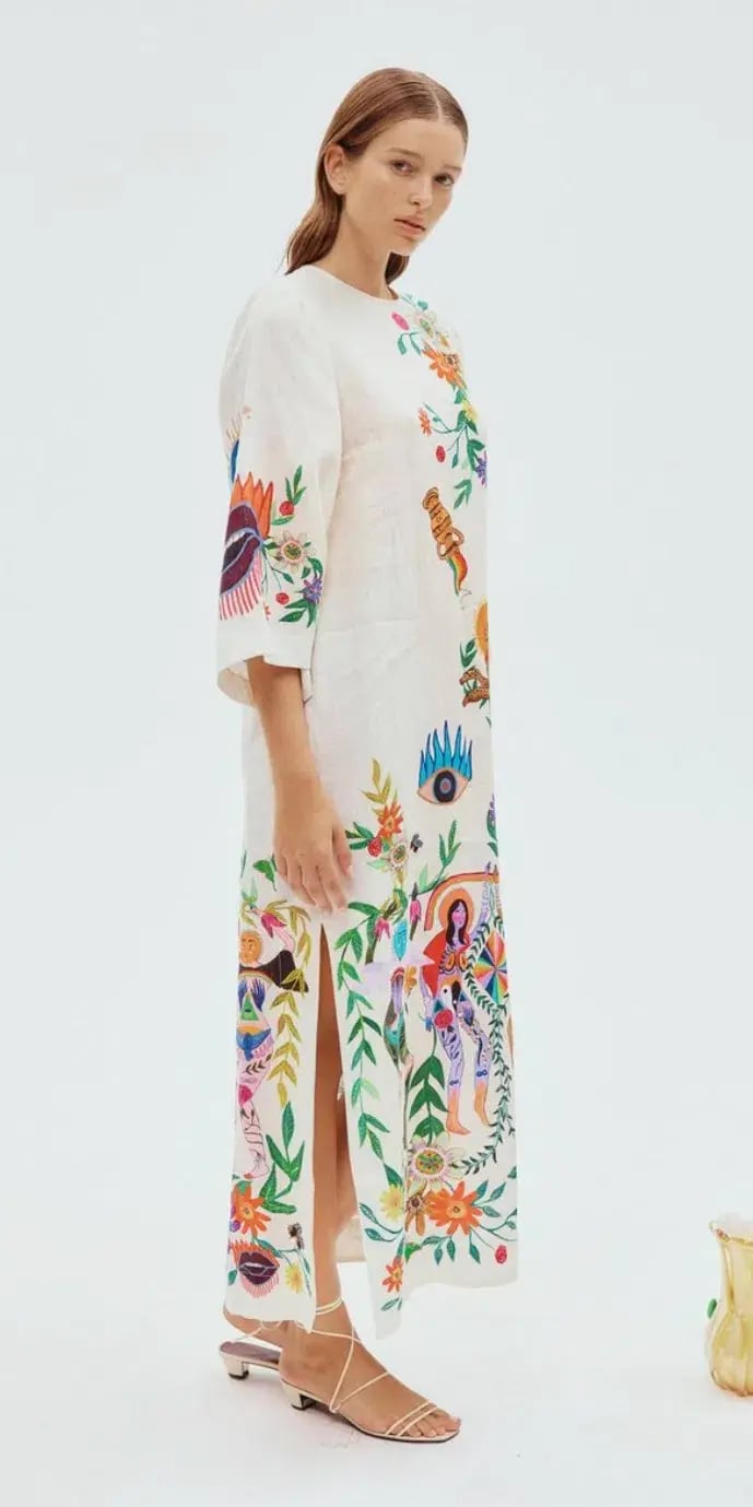 Alemais Meagan Midi Dress Multi Size 14 photo 5