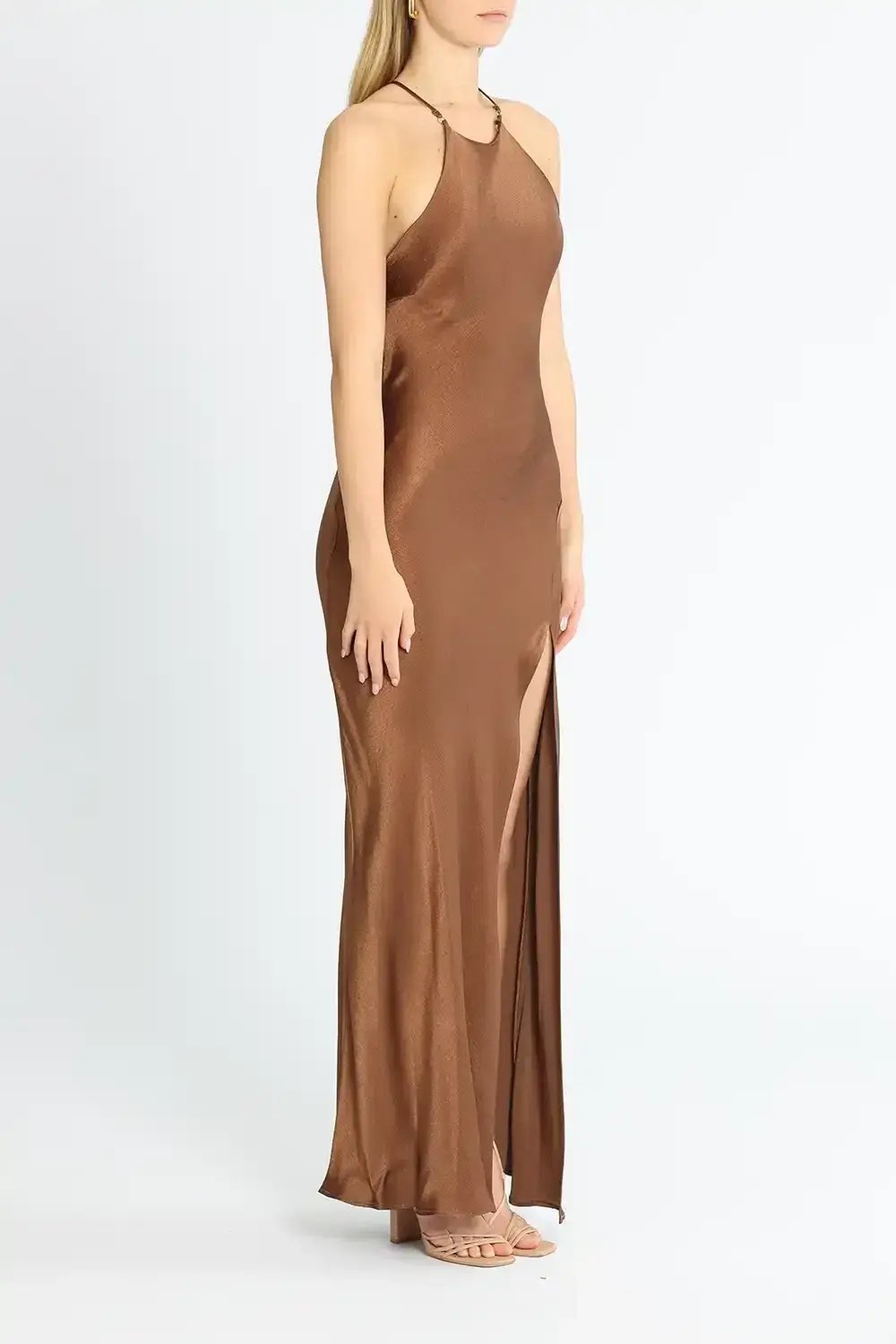 Bec & BridgeAnnika Maxi Dress Brown Size 12 photo 2