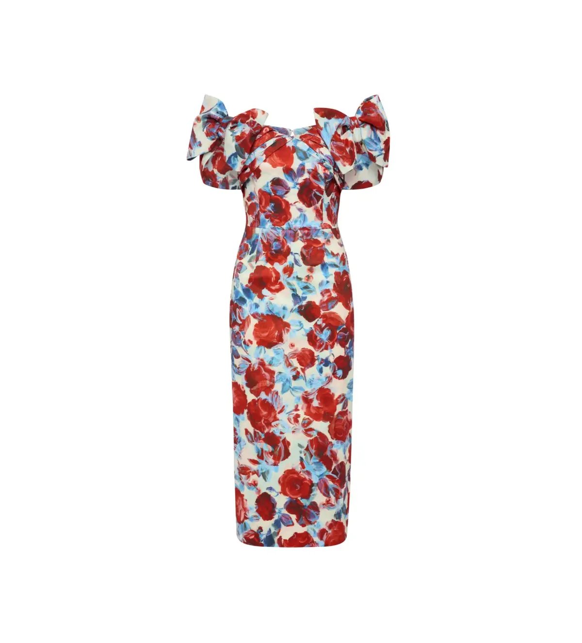 Rebecca Vallance Fleurette Midi Dress Floral Size 8 photo 4