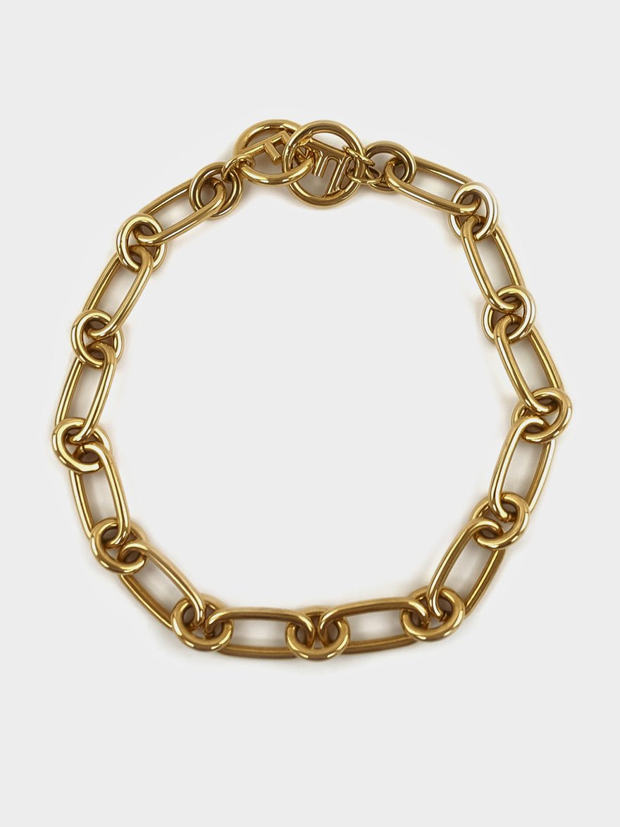 Fendi F is Fendi Chain Necklace Gold photo 3