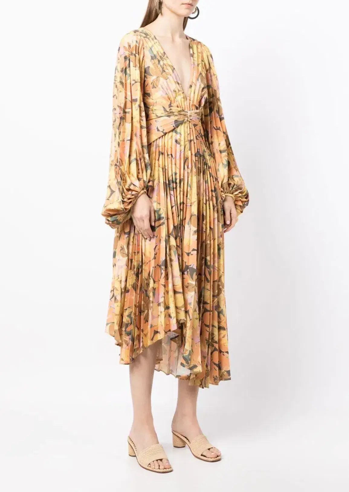 Acler Palms Dress  Floral Print Size 14 photo 2