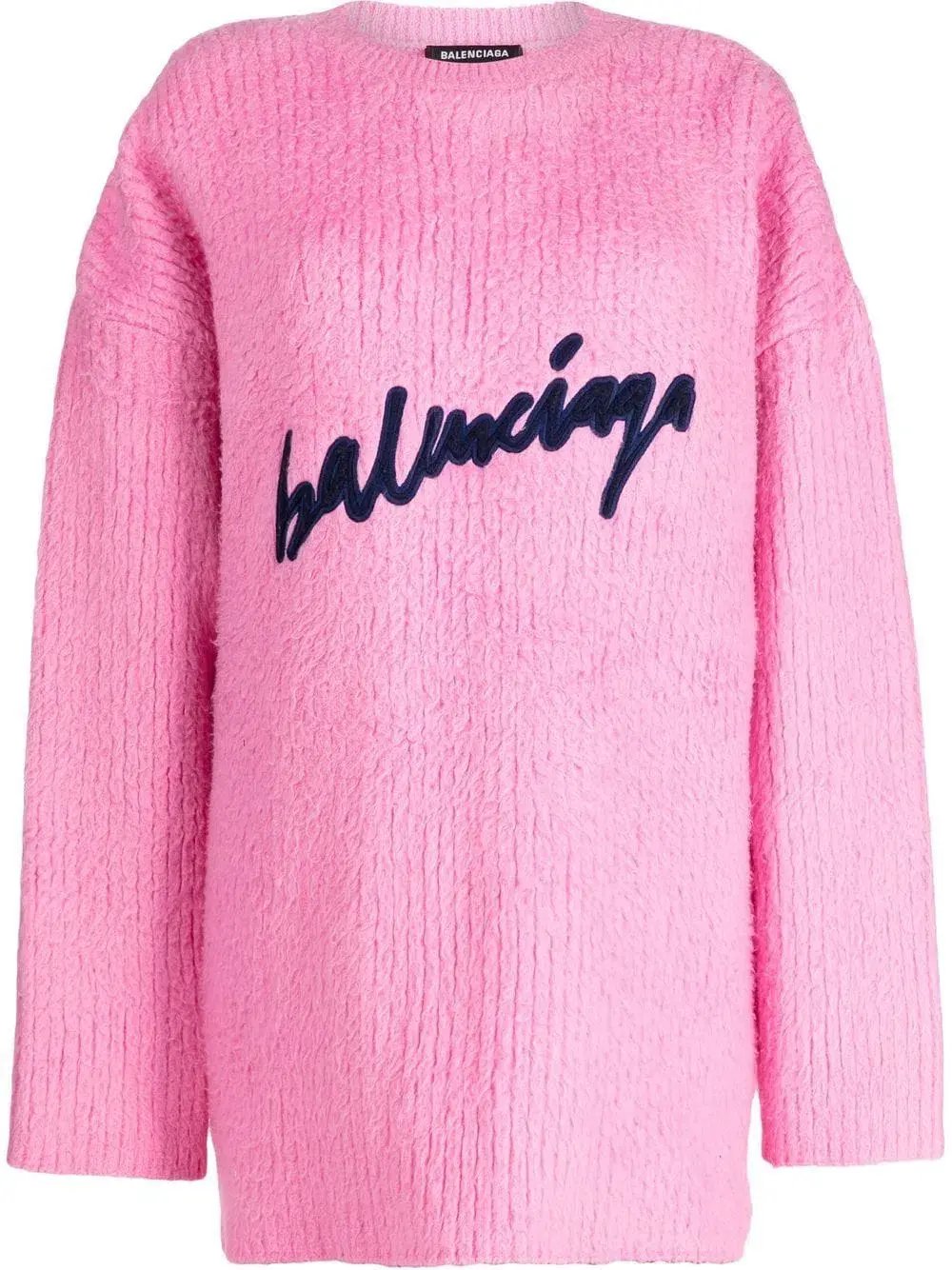 Balenciaga Knitwear Jumper Mini Dress Bubblegum Pink Size M / AU 10 photo 2