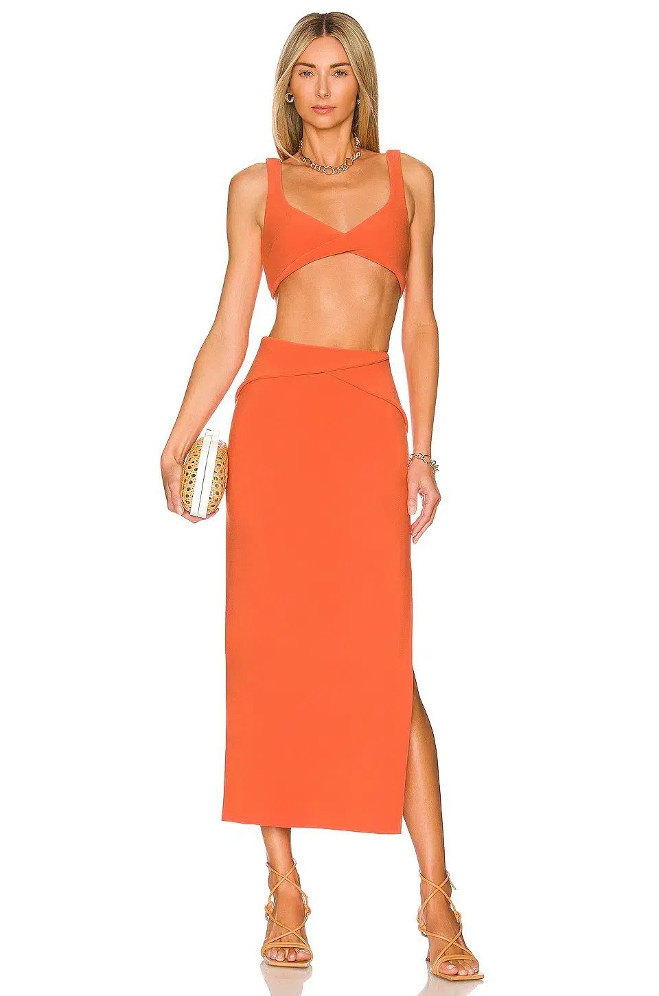 Bec & Bridge Clover Set Flame Orange Size 8 photo 2