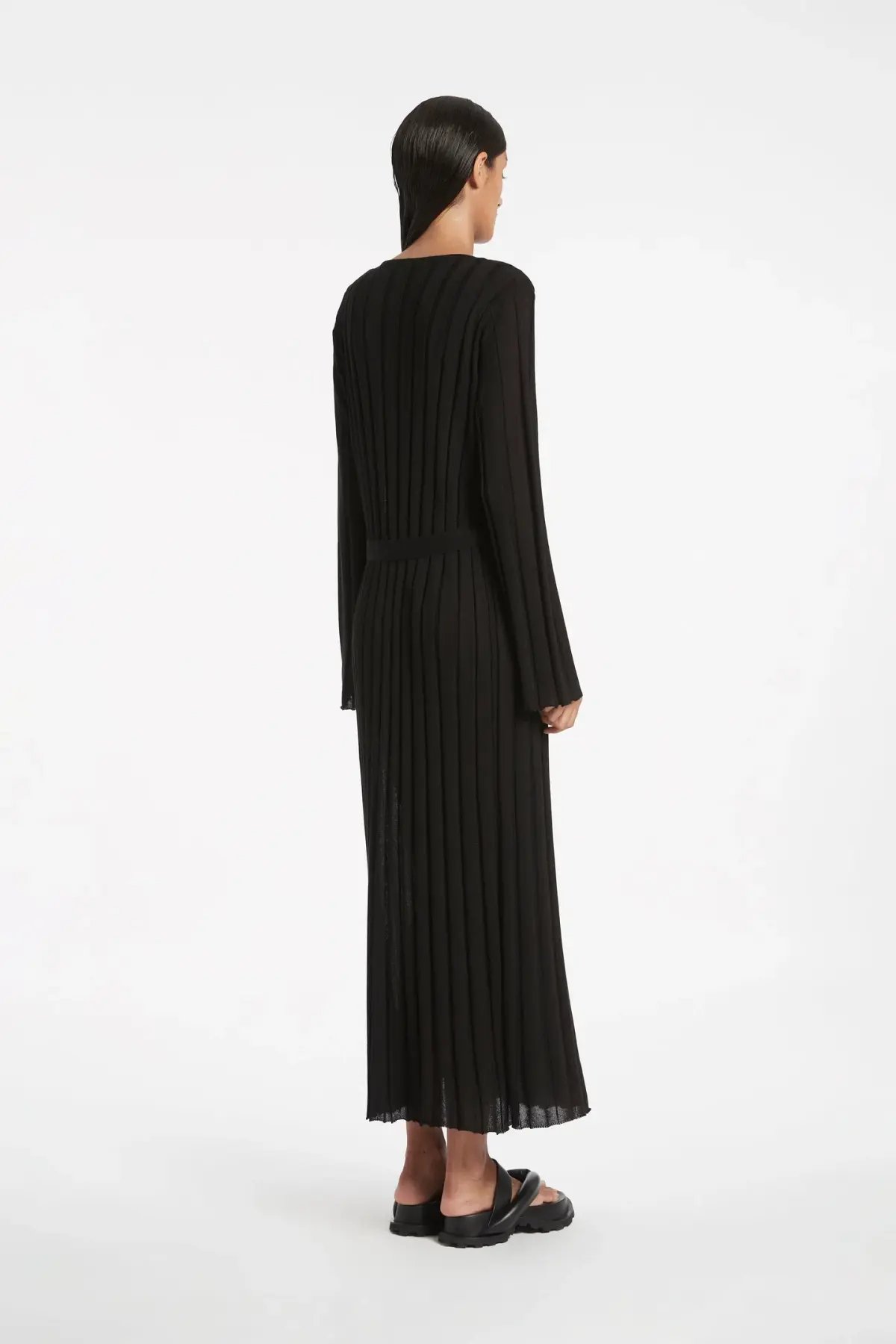 Sir The Label Basile Wrap Dress Black Size 3 / AU 12 photo 2