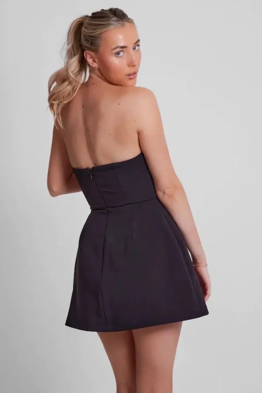 Odd Muse The Ultimate Muse Strapless Dress Black Size S/ AU 8 photo 4