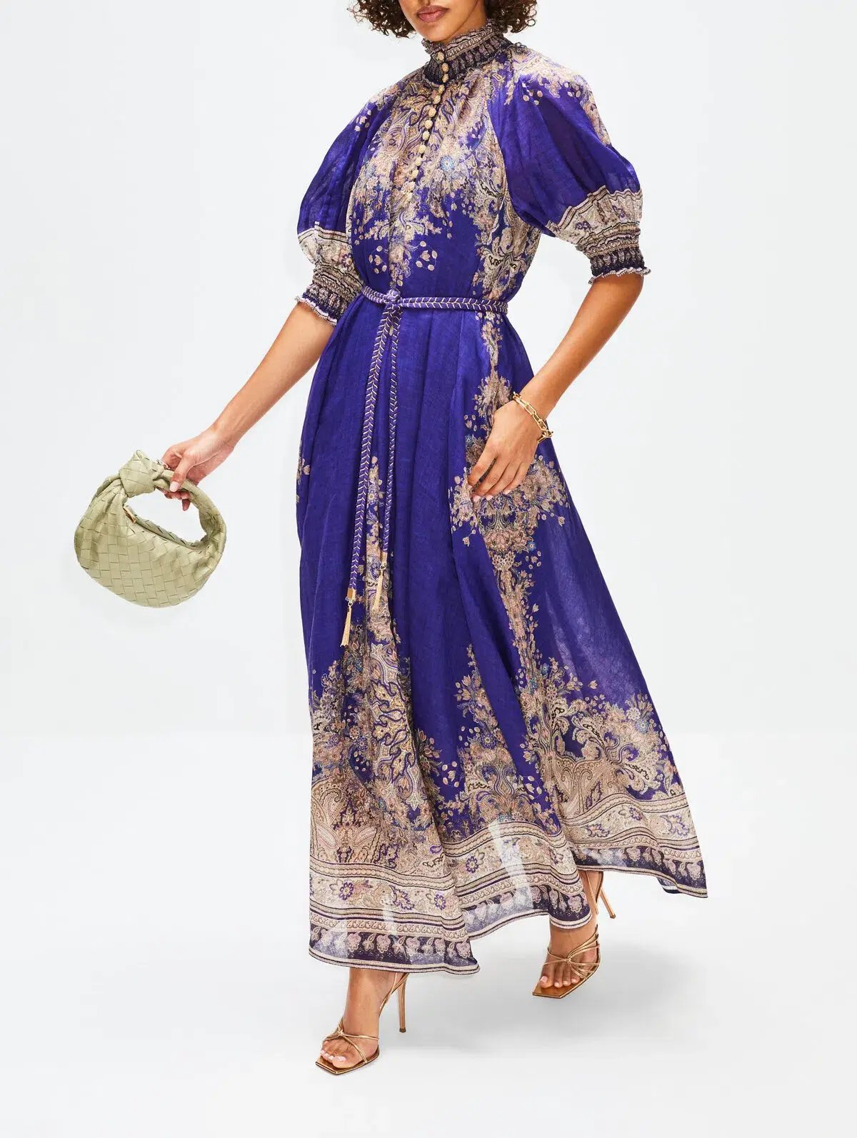 Zimmermann Anneke Swing Dress Indigo Size 3 / Au 14 photo 2