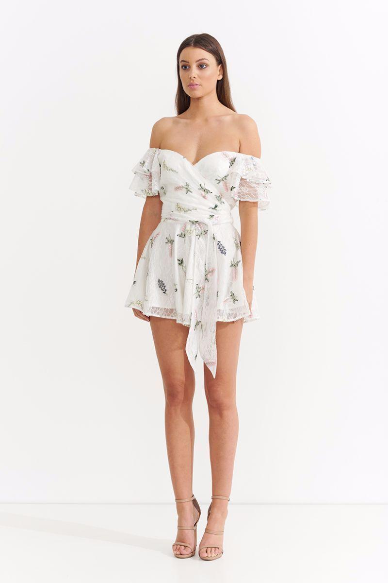 ASILIO | Botanical Crush White Romper | Size 6 | SOLD OUT photo 3