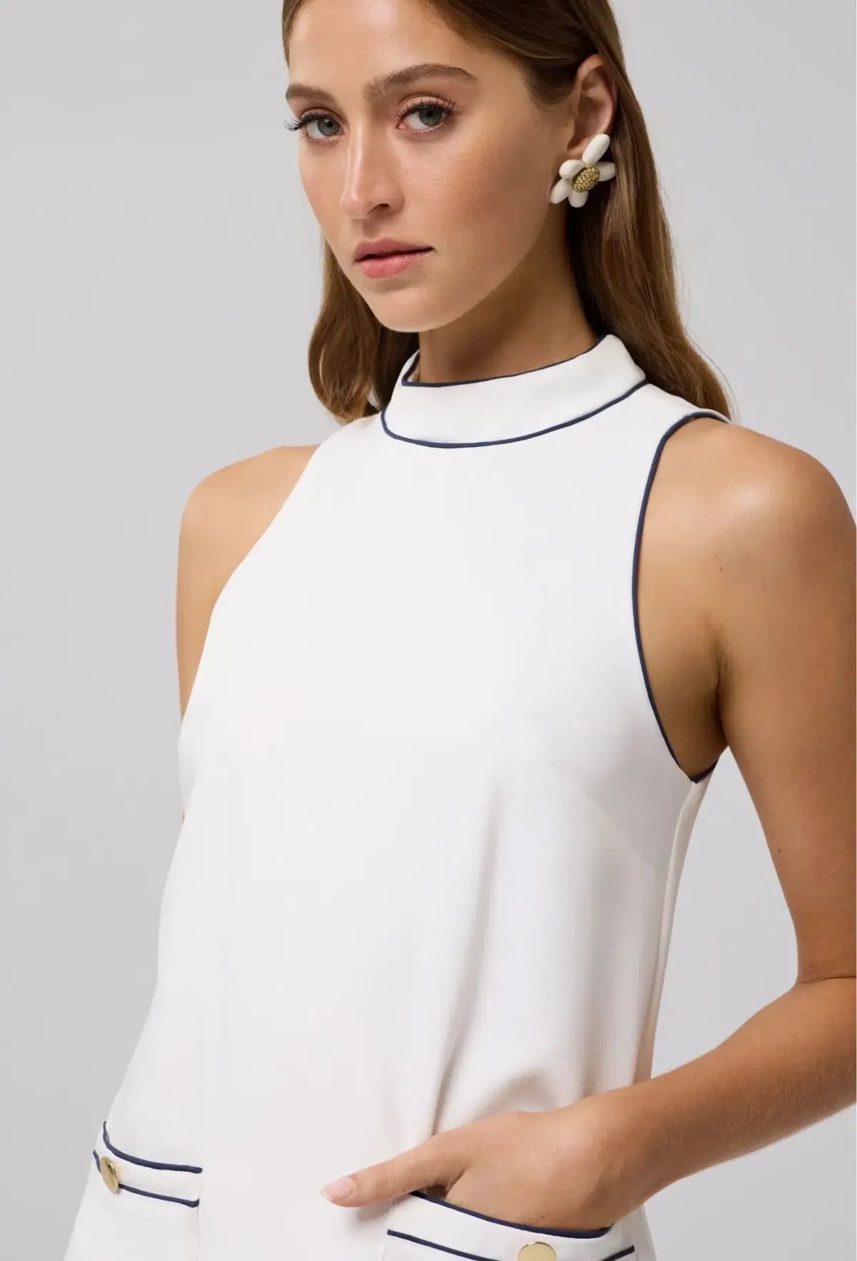 Chelsea St Designs Bron Mini Dress in White Size Medium / AU 10 photo 2