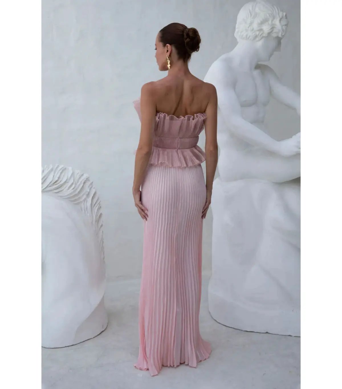L'Idee Masquerade Maxi Gown in Ballet Shimmer Size AU 10 photo 2