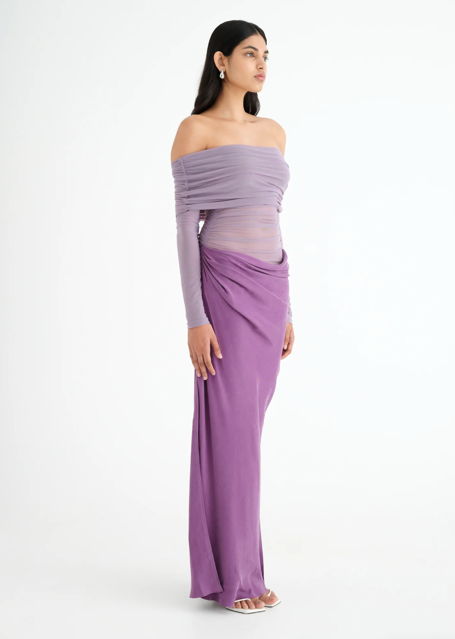 YASMIN OFF SHOULDER BY BENNI PURPLE photo 2