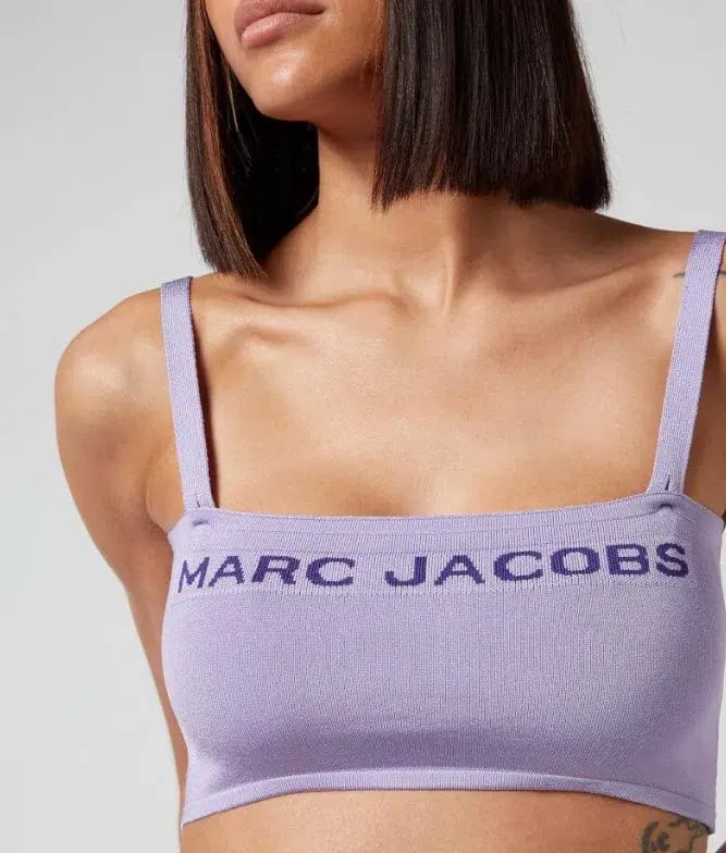 Marc Jacobs The Bandeau Crop Purple Potion Size 8 photo 2