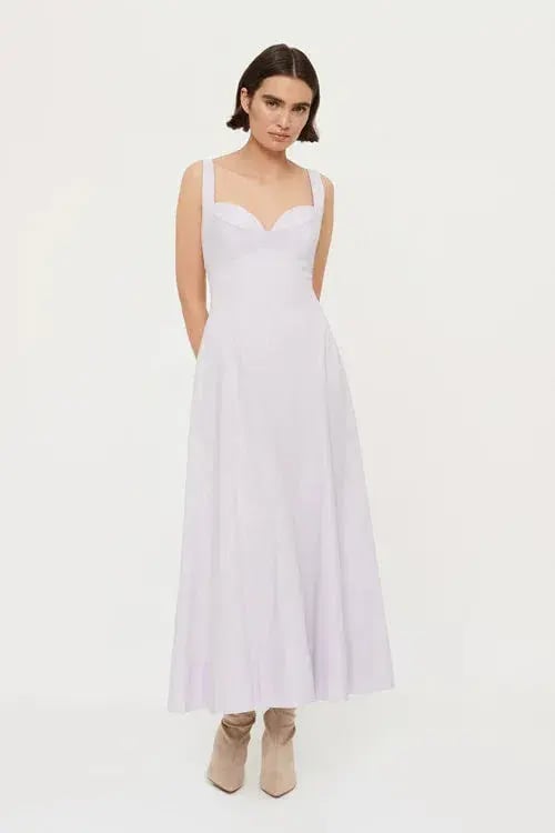 Clea Remy Bustier Midi Dress in Lilac Size XS / Au 6 photo 4