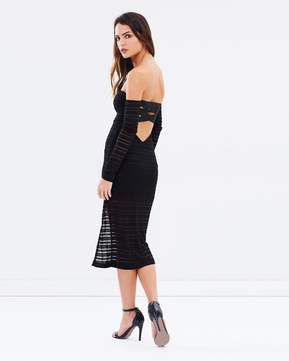 Deception Lace Up Dress photo 2