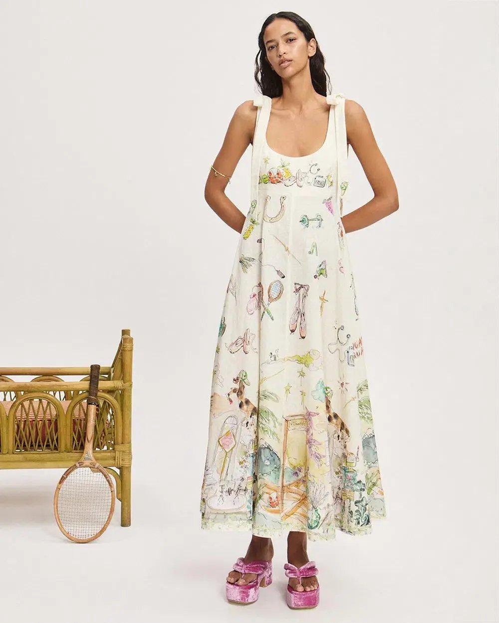 Alemais Anouk Ballet Sundress Print Size AU 10 photo 4