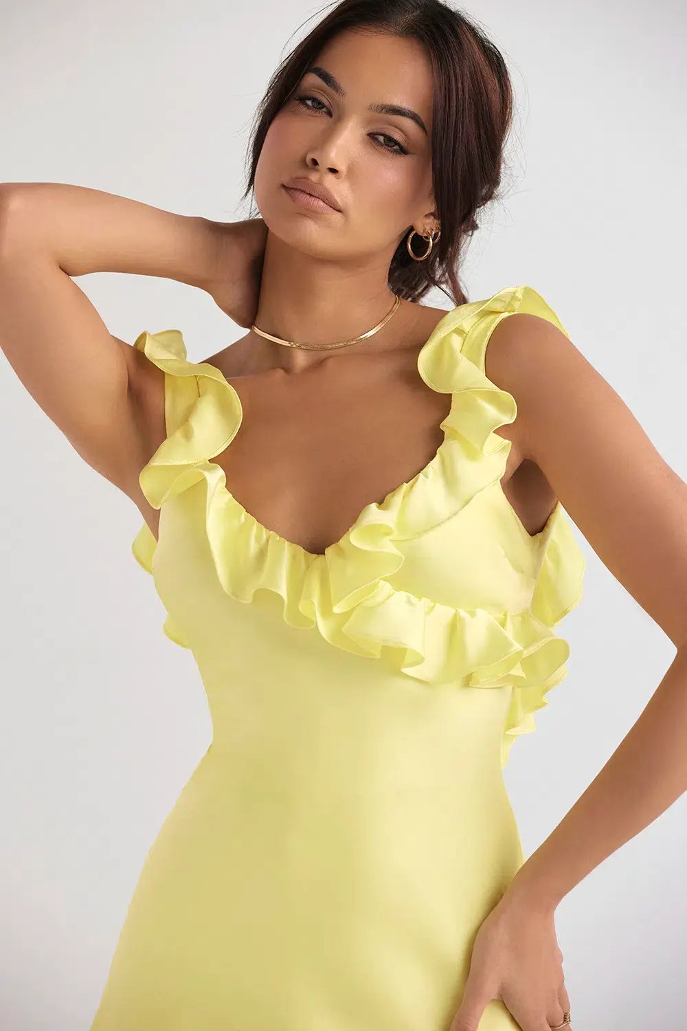 House of CB Tink Buttercup Mini Dress Yellow Size S / Au 8 photo 7