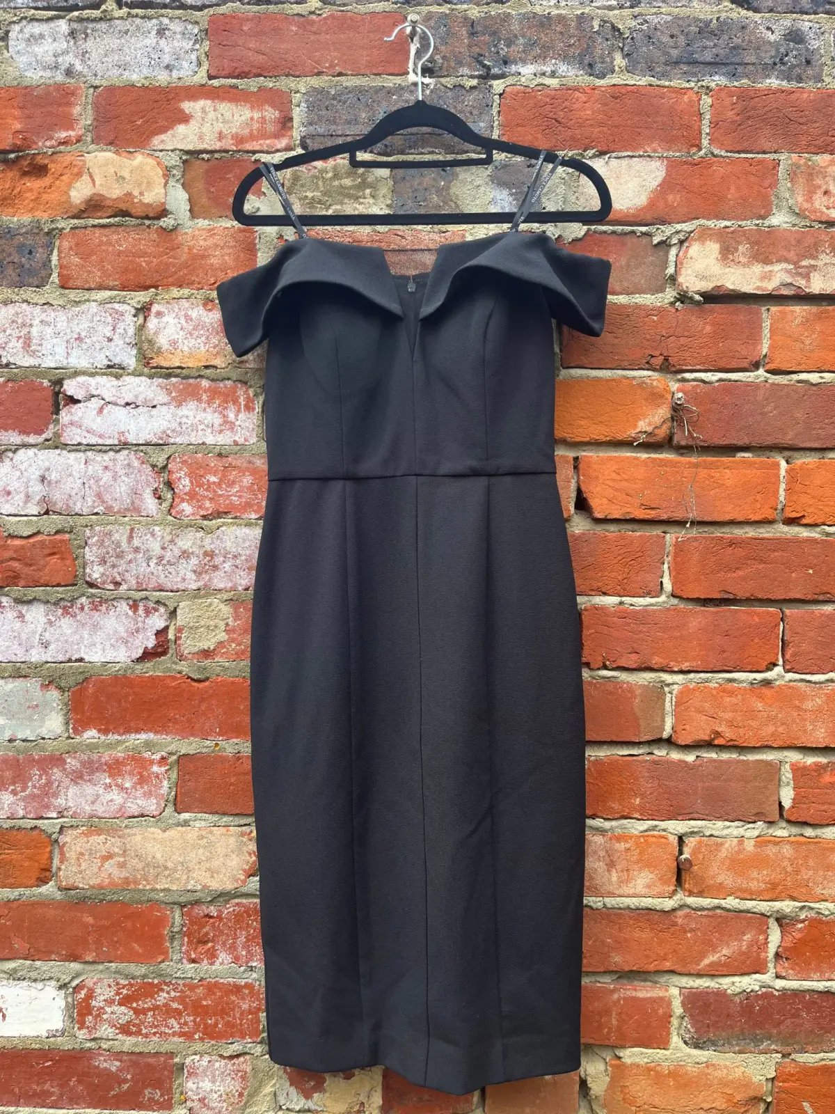 Vince Camuto Off the shoulder LBD Size 8 photo 2