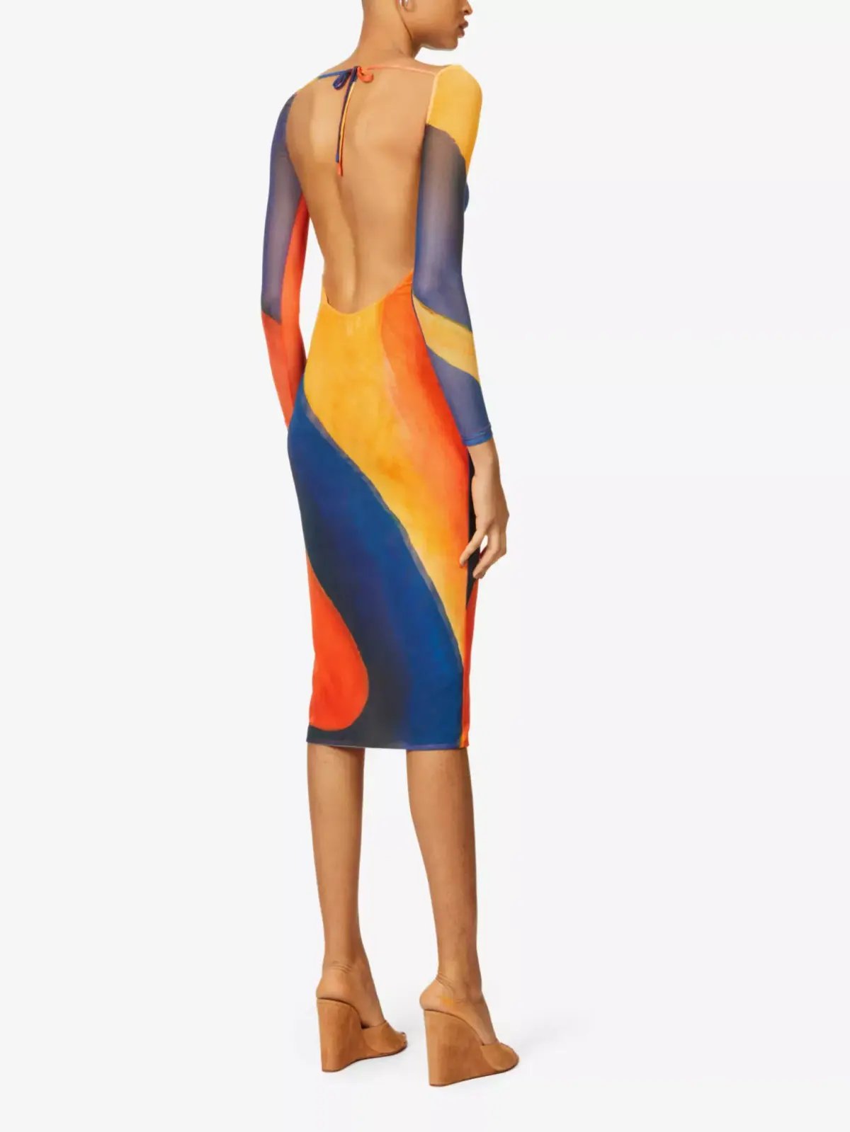 Farai London Alamea Midi Dress Multi Size M / AU 10 photo 3