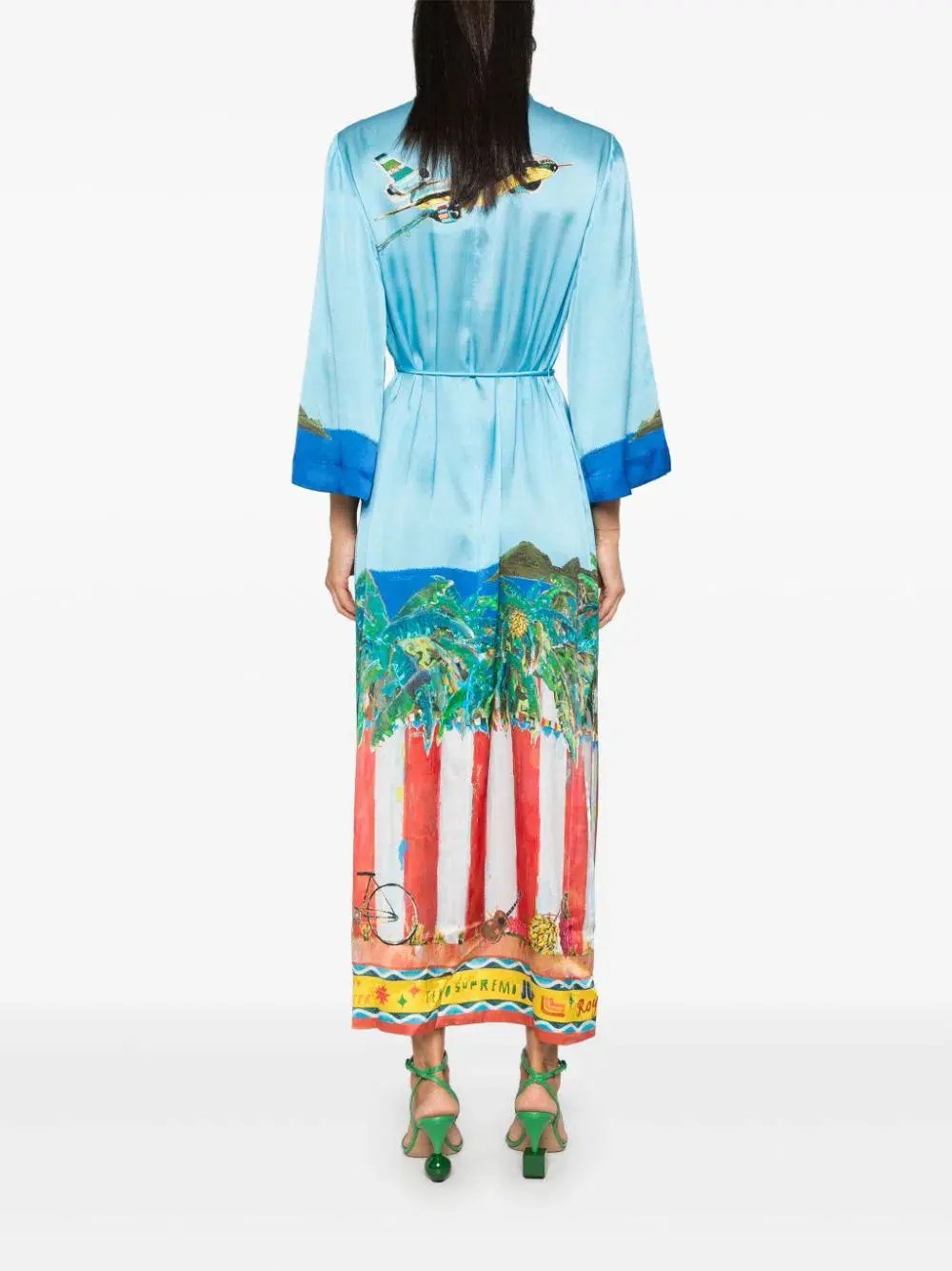 Alemais All Aboard Midi Dress Multi Size 8 photo 3