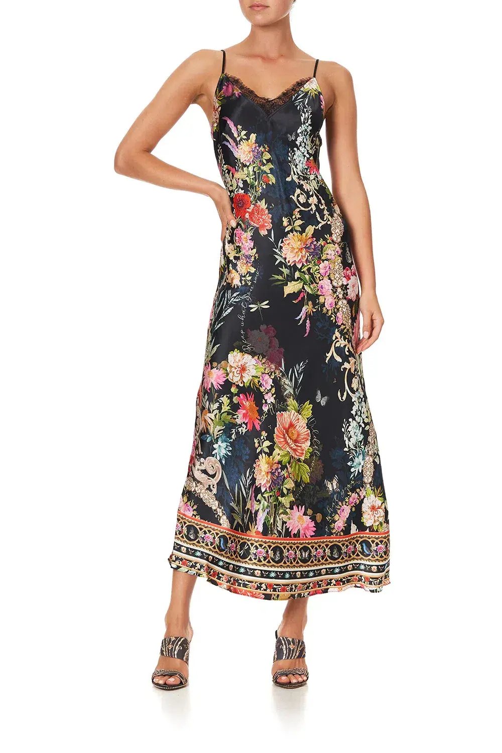Camilla Hampton Hive Slip Dress Print Size 6 photo 3