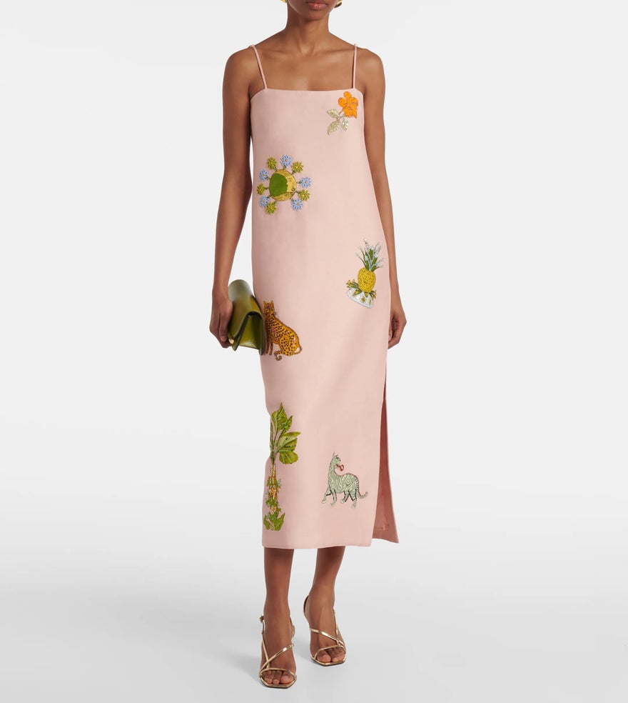 Alemais Hazel Printed Linen-blend Maxi Dress photo 4