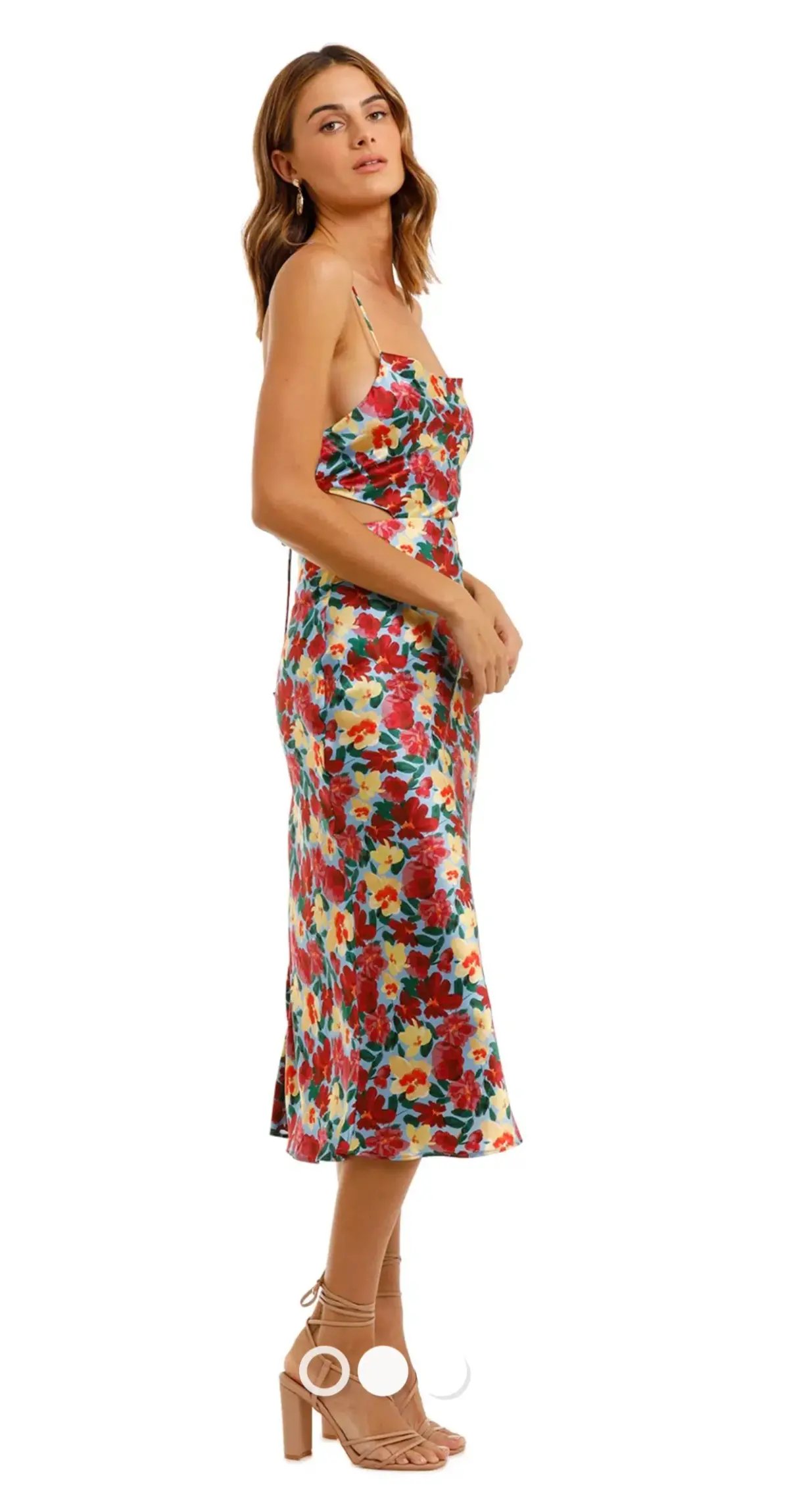 Bec and Bridge Lucette Midi Dress Print Size 8 photo 3