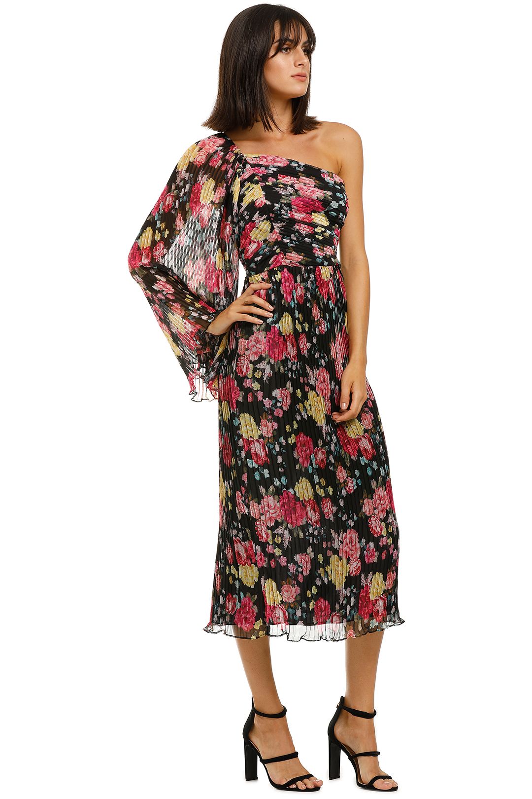 Midnight Fiesta Midi Dress - Print photo 2