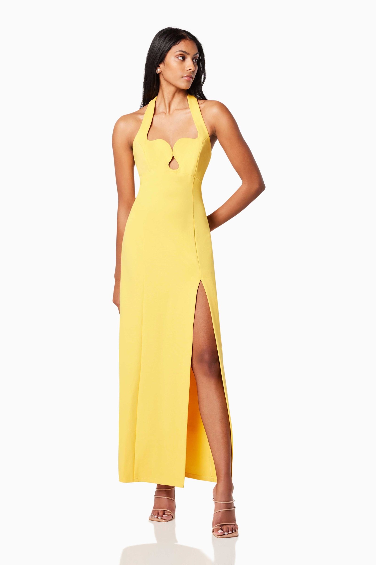 ELLIATT TUNING DRESS - YELLOW photo 2