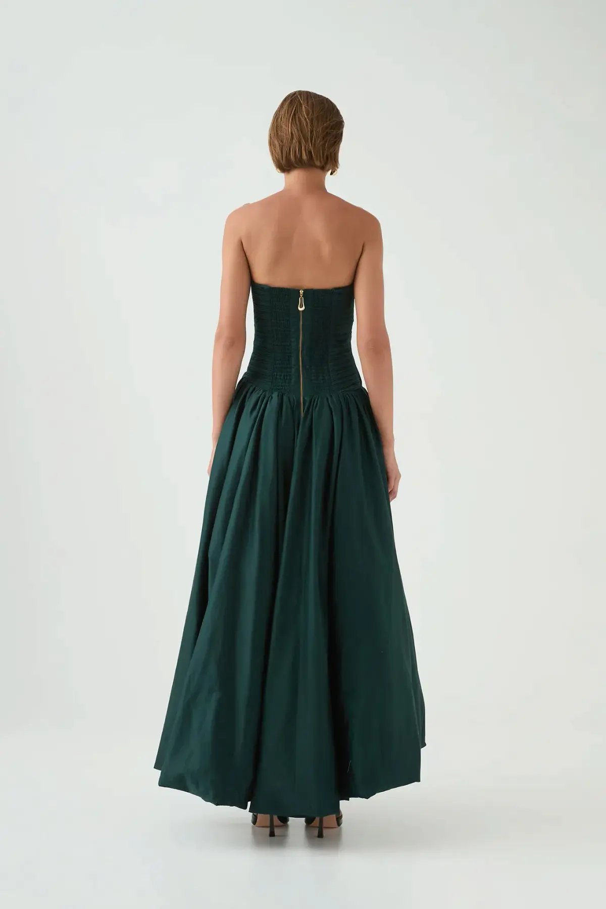 Aje Spatial Maxi Dress Bonsai Green Size AU 10 photo 2