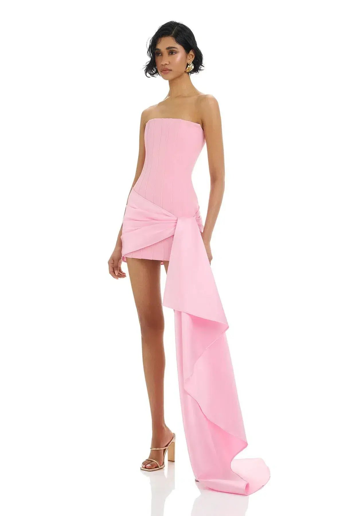 Eliya The Label Midina Dress Pink Size 8 photo 3