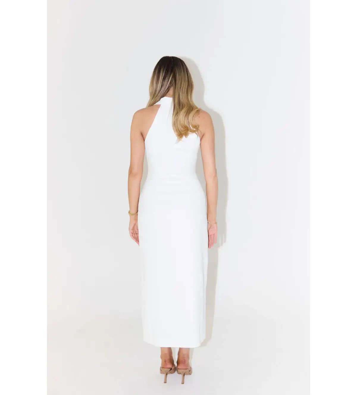 Odd Muse The Ultimate Muse Collar Maxi Dress White Size AU 12 photo 2