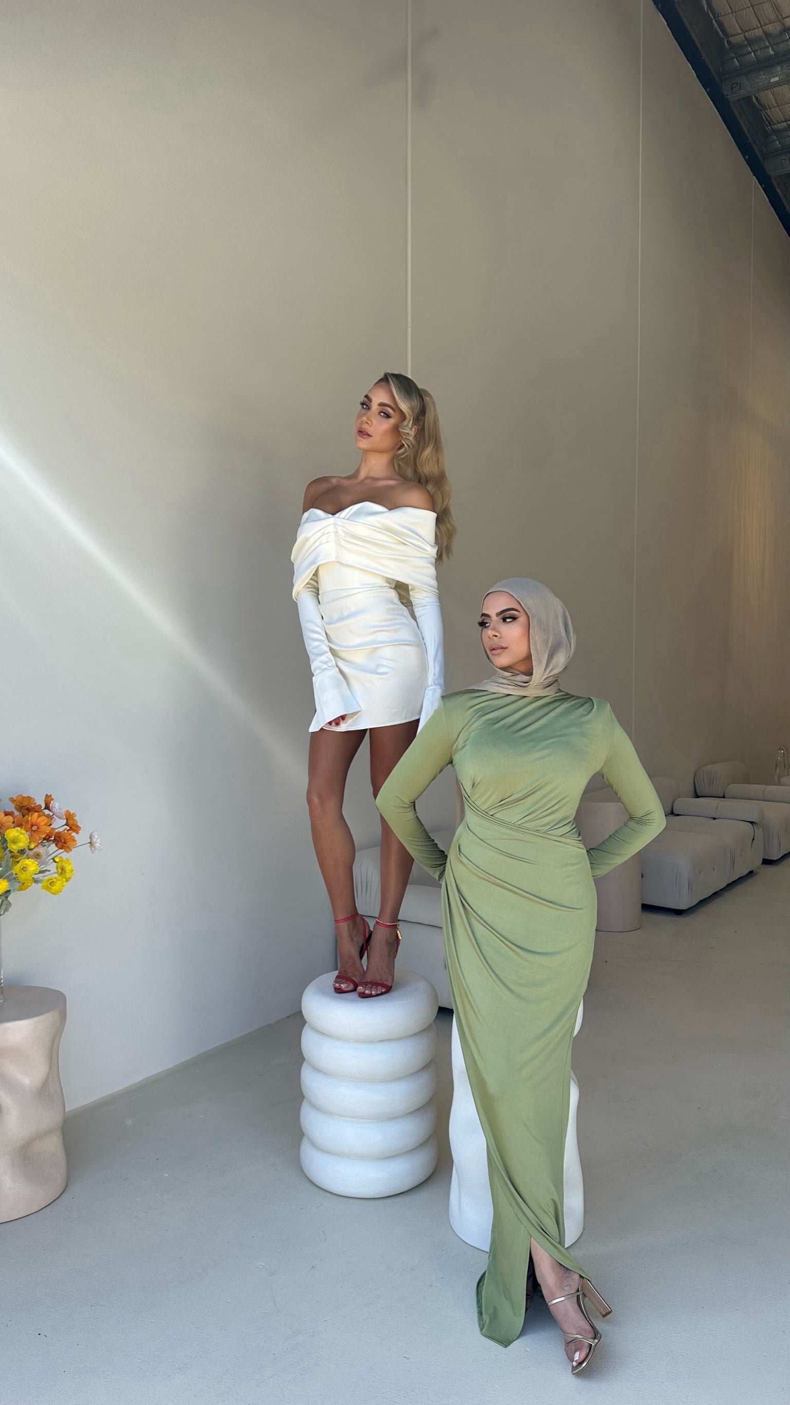 ARIDA MAXI DRESS GREEN photo 2