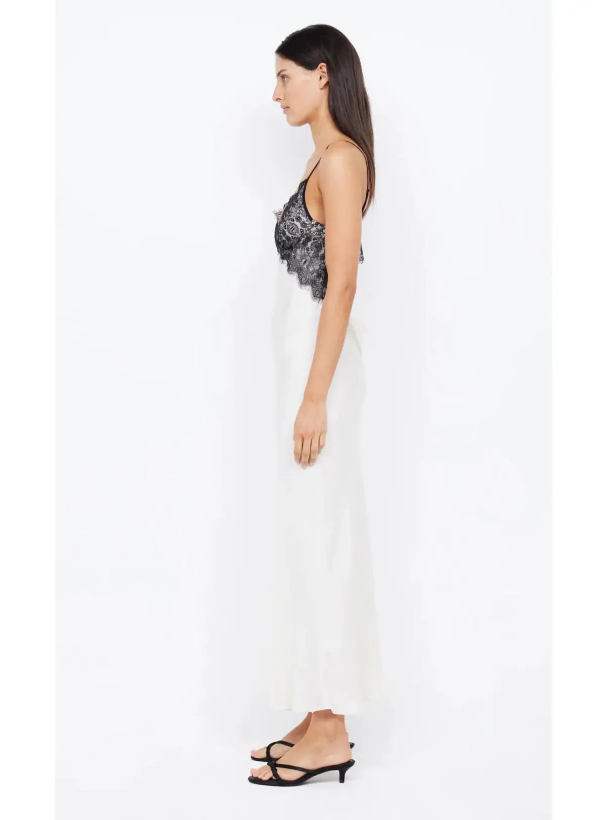 Bec & Bridge Emery Lace Maxi Dress Ivory/Black Size AU 6 photo 2